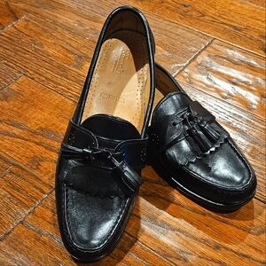 Allen Edmonds Waterville Black Leather Tassel Loafers Size 9 1/2 B
